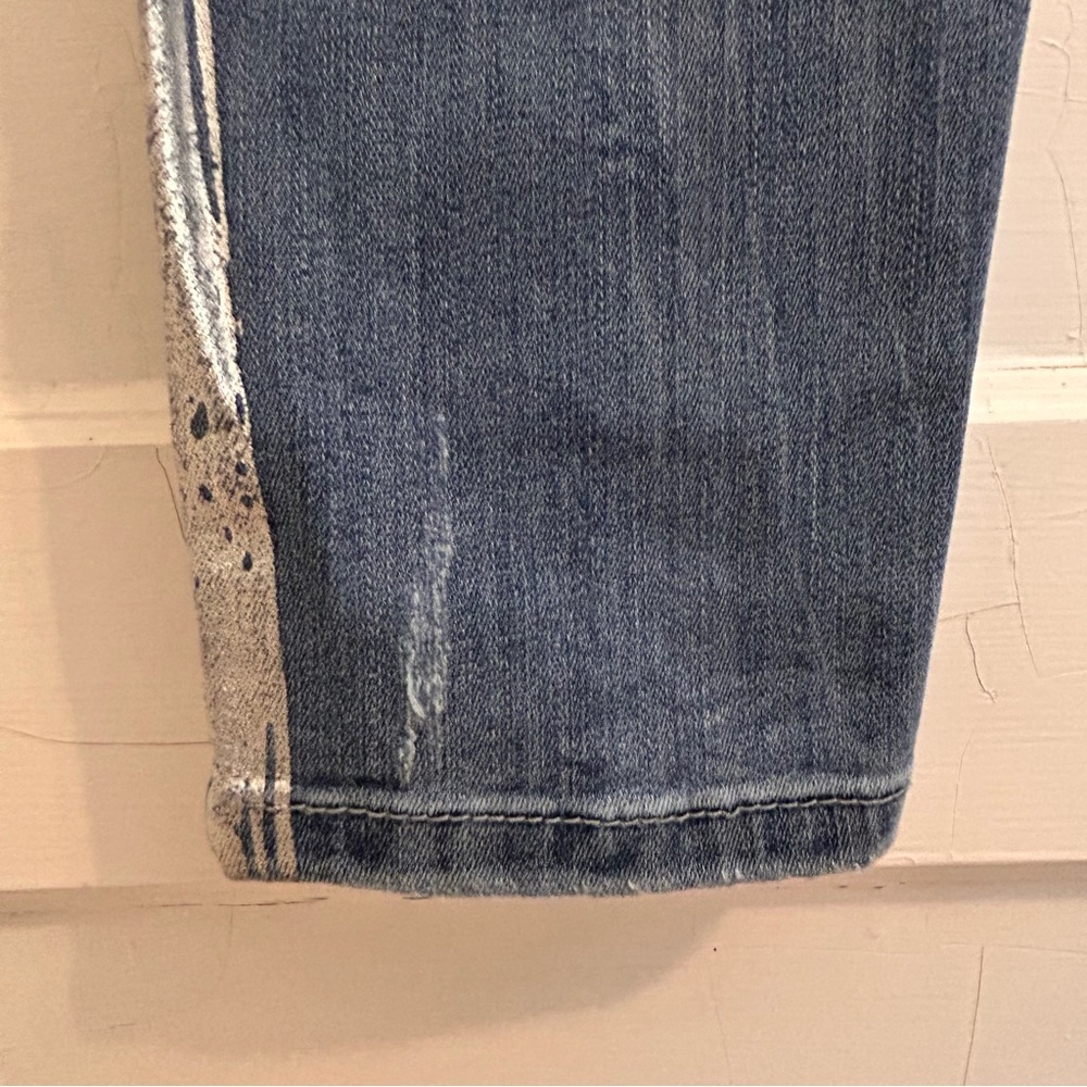 NWT Lane Bryant Stretch Sculpting Jeans Denim Silver Stripe Mid Rise sz14 - Picture 5 of 11